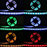 Fita Led 5050 Rgb Colorida 5mt 16 Cores + Fonte + Controle Cor Da Luz Rgb Tensão De Operação 12v Voltagem 12v