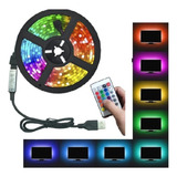 Fita Led 5050 Rgb Controle Remoto