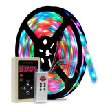 Fita Led Digital Super 6803 Rgb C/ Controle 133 Efeitos Ip67