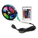 Fita Led Rgb 3 Metros Controle