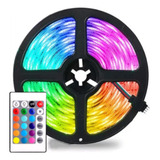 Fita Led Rgb 5050 30m 1800 Leds Prova D'água + Controle