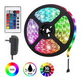 Fita Luminosa Led Colorida 5050 Rgb Decorativa 16 Cores Tensão De Operação 12v 110v/220v