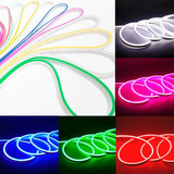 Fita Mangueira Led Neon Silicone 5m Flexivel 12v S/fonte Cor Da Luz Azul