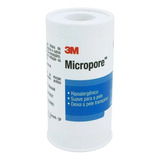 Fita Micropore - 3m - 100mm X 10m Branca Hipoalergênica Unid