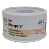Fita Micropore 25mm X 10m Hipoalergênica
