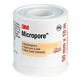 Fita Micropore 5cmx10m 3m Bege Hipoalergênico