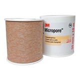 Fita Micropore 5cmx10m 3m Bege Kit 05 Rolos