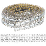 Fita Para Artesanato, Faixa De Strass De Vidro, Strass