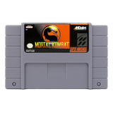 Fita Snes Mortal Kombat 1 Cartucho Super Nintendo Americano