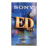 Fita Sony Ed Max Vhs 6h