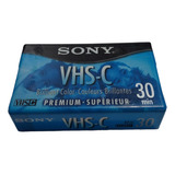 Fita Sony Vhs-c Premium Superieur