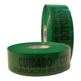 Fita Subterrânea - Tubulação De Esgoto Abaixo - 7,6cm X 300m