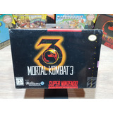 Fita Super Nintendo Mortal Kombat 3