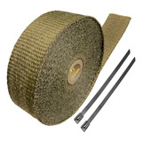 Fita Térmica Escapamento Termotape Titanium 5 Metros E 2 Zip