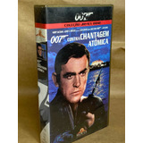 Fita Vhs 007 James Bond Chantagem Atômica Original Filme