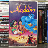 Fita Vhs Aladdin Importada, Inglês (black