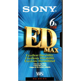 Fita Vhs Ed Max 6h T-120 Sony 