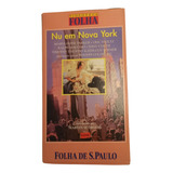 Fita Vhs Filme Nu Em Nova York Videoteca Folha Antigo Raro