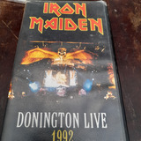 Fita Vhs Iron Maiden Donington Live 1992 Sem Mofo Original