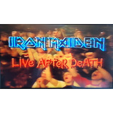 Fita Vhs Iron Maiden Live After Death - Gravado Do Laserdisc