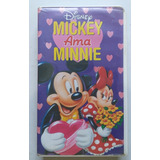 Fita Vhs Mickey Ama Minnie - Dublado - Disney