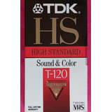 Fita Vhs Tdk Hs 120 Min - Virgem - Lacrada!