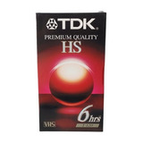 Fita Vhs Tdk Premium Quality 6hrs