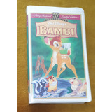 Fitas Vhs Disney; Bambi 55 Th