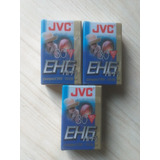 Fitas Vhs Ehg 30 Jvc Com 3 Fitas Lacradas De Fábrica