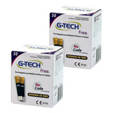 Fitas/tiras Reagentes G-tech Free - 100 Unidades