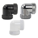 Fitting Water Cooler Tubo Rígido 90º Curva Od 14mm - 3 Cores