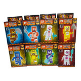 Five Nights At Freddy's Kit Com 8 Bonecos Blocos De Montar 