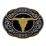 Fivela Country Masculina Longhorn Chifre Tam G 12148fj Nd