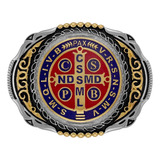 Fivela Country Masculina São Bento Medalha Tam G 14165fj Nd