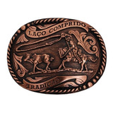 Fivela Master Western Redonda Bronze Laço