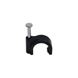 Fixa Fio Cabo Organizador Miguelão 10mm Preto 50 Unid