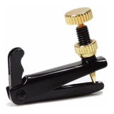 Fixo Micro Afinador Preto E Dourado Dominante Para Violino