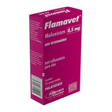 Flamavet 0,5mg Anti-inflamatório Para Cães 10 Comprimidos