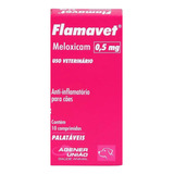 Flamavet Anti-inflamatório Cães 0,5mg Com 10 Comp Agener