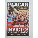Flamengo Tri Campeão Libertadores 2022 Revista Pôster Placar