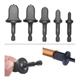 Flangeador De Tubos Cobre E Aluminio Para Furadeira 5 Pcs