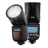Flash Godox V1-n Cabeça Redonda Ttl Master Speedlight Nikon