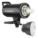 Flash Tocha Estúdio Godox Sk300 Ii 110v + Panela Refletora 220v