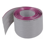 Flat Cable 20 Vias 1.27mm 28awg Cinza Rolo C/ 76,5mts