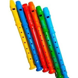 Flauta Doce Brinquedo Kit 10 Un Festa Junina Prenda Doação