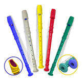 Flauta Doce Infantil Brinquedo Instrumento Plástico Barato