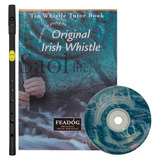 Flauta Irlandesa Feadóg Re D Preta (kit Livro Tutorial E Cd)