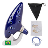 Flauta Ocarina De Cerâmica