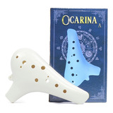 Flauta Ocarina Standard Abs 12 Furos Em C Dó Branco