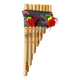 Flauta Pan Samponha Indígena Bambú Sopro Autêntico Artesanal